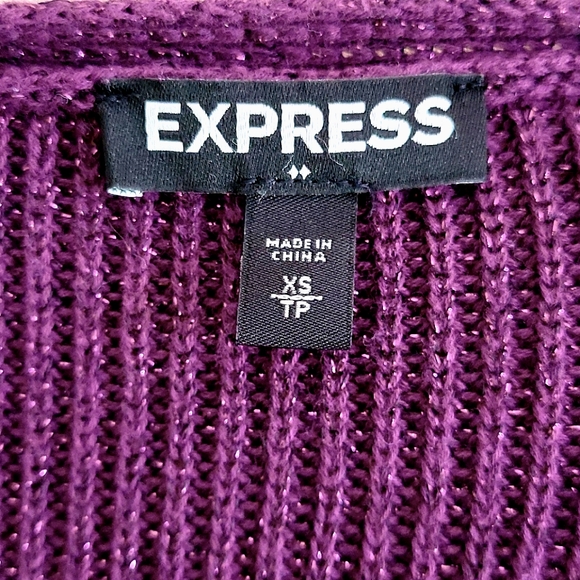 EXPRESS Dolman Style Sparkle Sweater - Picture 8 of 8